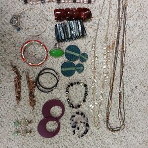 y2k Elegant Multicolor Jewelry Set